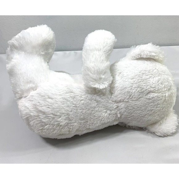 2011 Progressive Plush White Teddy Bear Stuffed Animal Toy 12" Soft - Picture 8 of 10